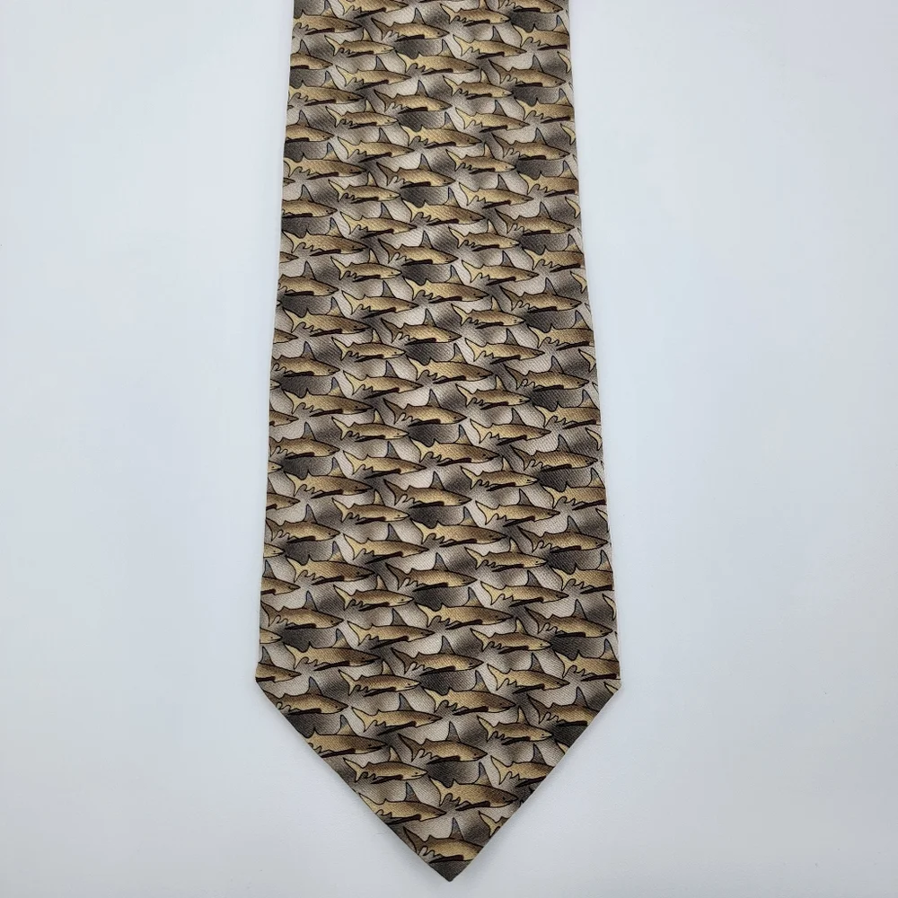 The Nature Conservancy Preservation Collection‎ Dusky Shark Silk Necktie Tie